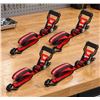 Image 1 : Powerbuilt 4-Pc Ratchet Tie Down Set 16 ft 3300 lb