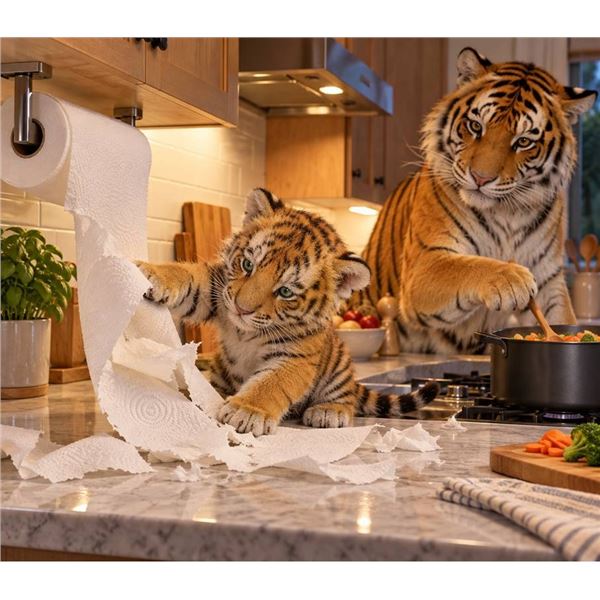Royale Tiger Towel Paper Towels 12=18 Pack