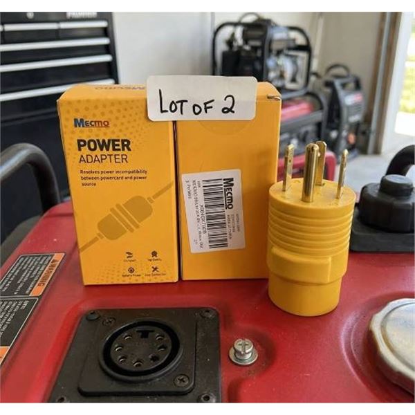 Mecmo 50A to 30A RV Power Adapter, Lot of 2