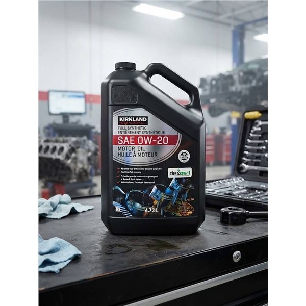 Kirkland SAE 0W-20 Full Synthetic Motor Oil 4.73L