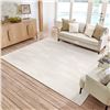 Image 1 : Gertmenian Helios Collection Emile Cream Indoor Area Rug 6ft 6in x 9ft