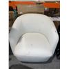 Image 2 : Henredon Murphy Swivel Boucle Chair, Cream