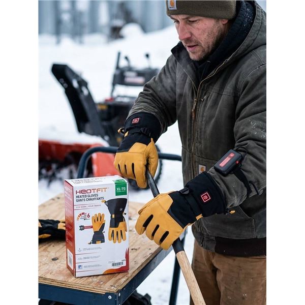 Heatfit Heated Gloves XL Rechargeable Batteries