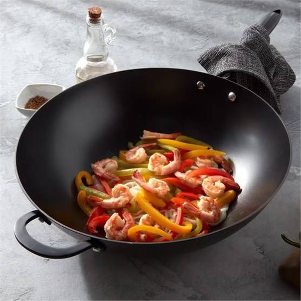 INFUSE Nitro Cast Iron Lite 14" Wok