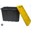 Image 1 : Steelcore 80L Heavy Duty Bins, Set of 4 With Lids