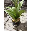 Image 4 : Artificial Pink Lily Plant In Pot 33 Inch Tall
