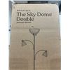 Image 3 : Brightech Sky Dome Double LED Floor lamp, Brass