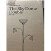 Image 3 : Brightech Sky Dome Double LED Floor lamp, Brass