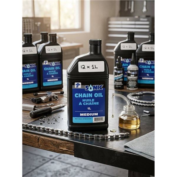 Sonic Chain Oil Medium 1L, 12 Bottles