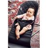 Image 1 : Lil Lavender Garden Baby Bouncer, Black