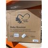 Image 2 : Lil Lavender Garden Baby Bouncer, Black