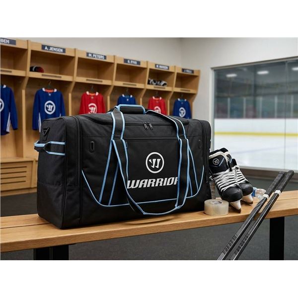 Warrior Black Hockey Equipment Bag