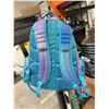 Image 5 : Roots Blue Purple Backpack Geometric Pattern