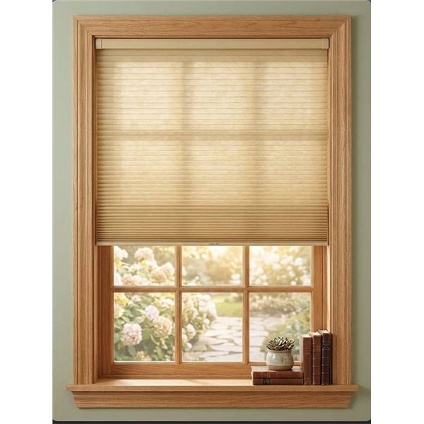 SafeTouch 32x64 Leaf Gold Cordless CellularShade Lot of 10