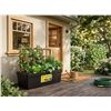 Image 1 : DCN Self-Watering Resin Planter Box Black