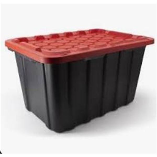 Tuff Store 102L Storage Box With Red Lid