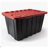 Image 1 : Tuff Store 102L Storage Box With Red Lid
