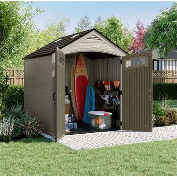 Suncast Vista 7ft x 7ft Storage Shed Kit new in box