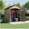Image 1 : Suncast Vista 7ft x 7ft Storage Shed Kit new in box