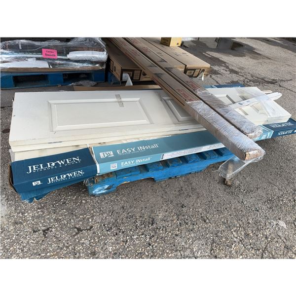 Pallet Lot of JELD-WEN Easy Install 36x79 Door Slabs