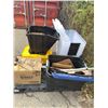 Image 3 : Pallet Lot of Storage Totes And Lids and misc items