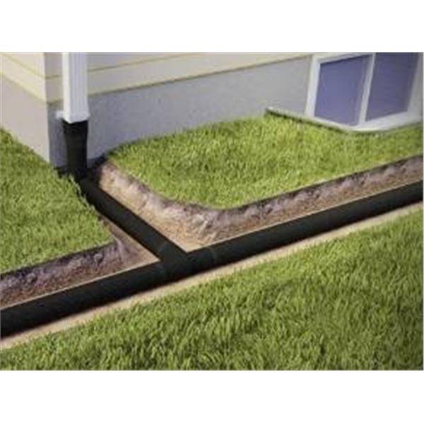 Big O Full Roll of 4" x 100' Perforated Drain Pipe with filter Sock