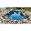 Image 1 : Large Black Plastic Pond Liner - approx 8fx12ft