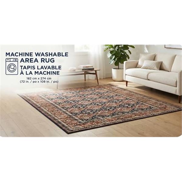 Machine Washable Area Rug 182x274 cm
