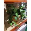 Image 3 : Artificial Potted Plant In Wood Barrel Planter