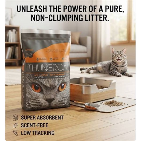 Wondercat Non-Clumping Cat Litter 18kg Bag