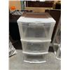 Image 3 : Gracious Living 3-Drawer Storage System White