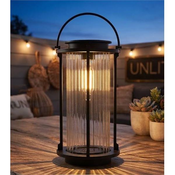 Sun Soaked Creations Solar LED Tabletop Lantern