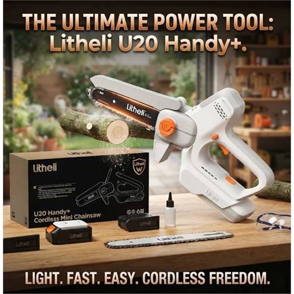 Litheli U20 Handy+ Cordless Mini Chainsaw