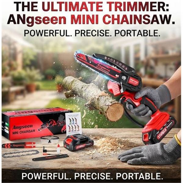 Angseen Mini Chainsaw in Box