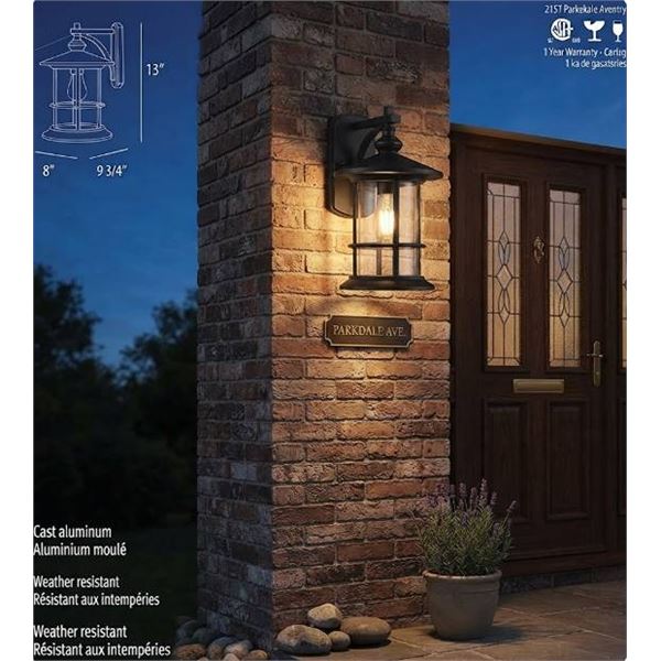 Harmonized Home Treehouse Outdoor Lantern Black