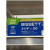 Image 3 : Bissett 3-1/4" x .120" 28Â° Galv Ring Shank Nails