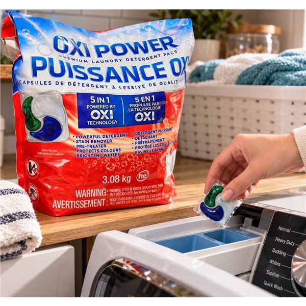 Oxi Power Laundry Detergent Pacs 3.08kg