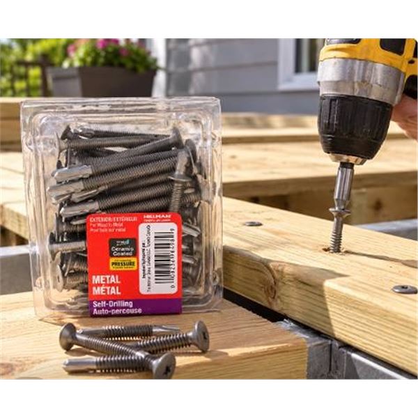 Hillman Ceramic Coated Self-Drilling Screws