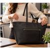Image 1 : Buffalo David Bitton Leather Tote Bag Black