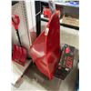 Image 8 : Steel Wheelbarrow 6 Cu. Ft. Red With Box