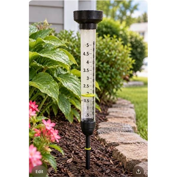 BIOS Weather Jumbo Rain Gauge
