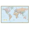 Image 1 : LOT OF 3 - World Map Poster (32 x 50 inches) - Laminated: - a QuickStudy Reference