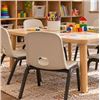 Image 1 : Lot of 4 Stackable Plastic Child Size Chairs