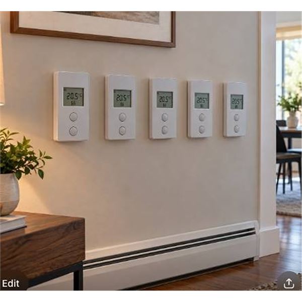 Univiat Electronic Thermostat Lot of 5 2000W
