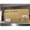 Image 2 : DOREShop Battery Wall Sconces, Black, Pair