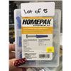 Image 4 : HOMEPAK Plastic Anchors With Screws, 5 Kits