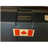 Image 3 : Samsonite Blue Hard Shell Luggage with Stickers