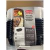 Image 3 : Rubbermaid Meal Prep Containers, Lot of 2, 20ct