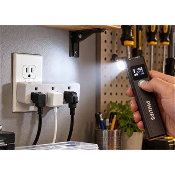 Cable Matters Wall Tap Strip & Philips Flashlight