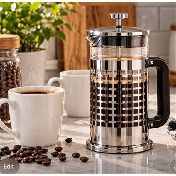 Co-Operative Coffee 1L Stainless Coffee Press